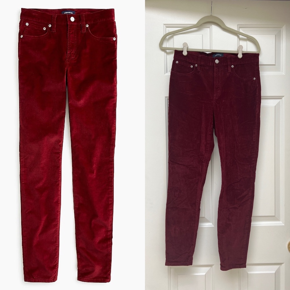 J. Crew Velvet Jeans